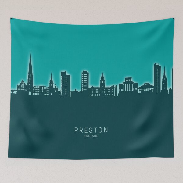 Item preview, Preston England Skyline designed and sold by ArtPrints.