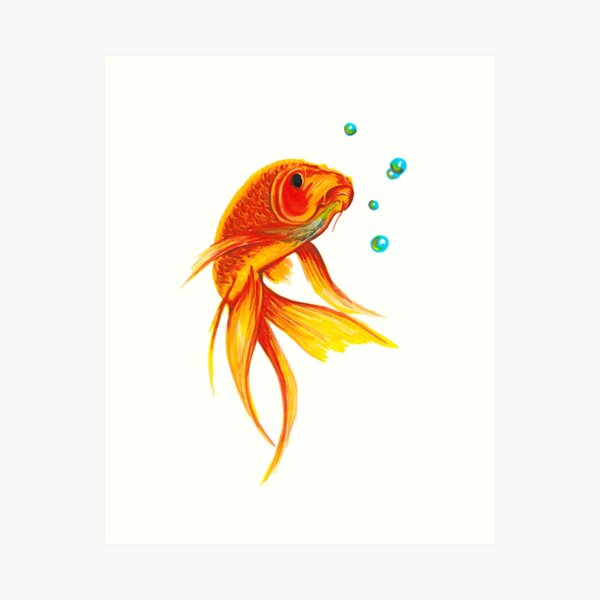 Item preview, Gold Fish designed and sold by Svetlana Pelin.
