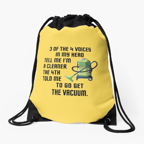Item preview, 3 Of The 4 Voices In My Head Fun Vacuum Cleaning Humor designed and sold by SavvyCleaner.