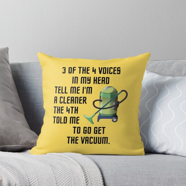 Item preview, 3 Of The 4 Voices In My Head Fun Vacuum Cleaning Humor designed and sold by SavvyCleaner.
