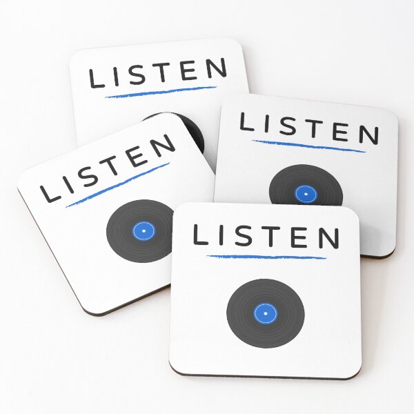 Item preview, Blue Listen designed and sold by Voxarto.