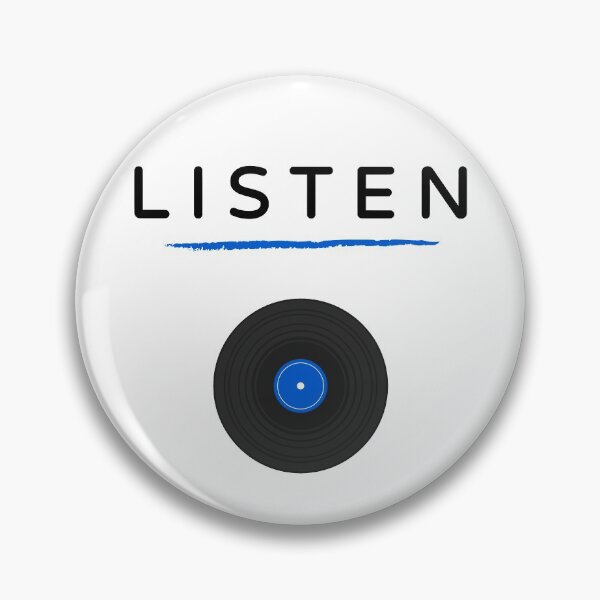 Item preview, Blue Listen designed and sold by Voxarto.