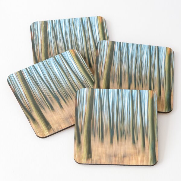 Item preview, Blurred Trees in the Forest in Fall Season, Abstract Picture designed and sold by digoarpi.