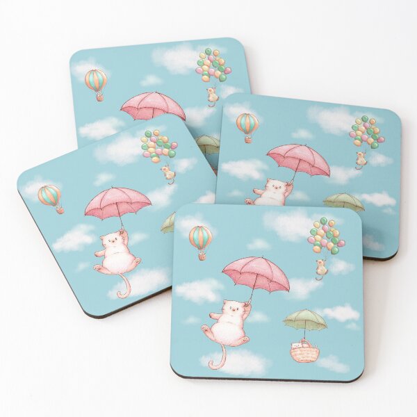 Item preview, Flying cats in the sky designed and sold by Denise, Denisn't.