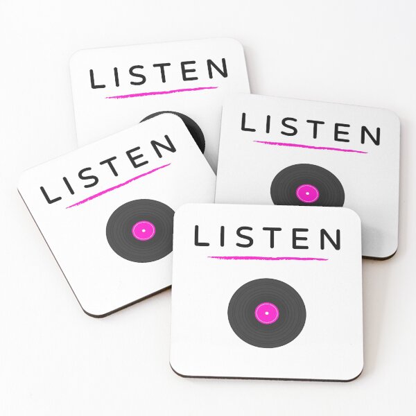 Item preview, Pink Listen designed and sold by Voxarto.