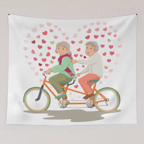 Item preview, An elderly couple with great love designed and sold by Joharium.