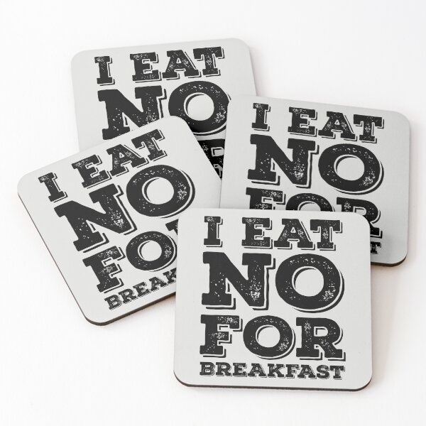 Item preview, I Eat No For Breakfast Vintage designed and sold by ToppaDesigns.