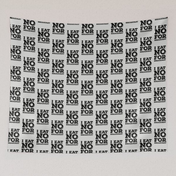 Item preview, I Eat No For Breakfast Vintage designed and sold by ToppaDesigns.