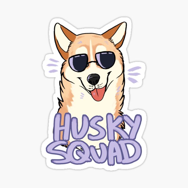 Item preview, HUSKY SQUAD (light red) designed and sold by mexicanine.