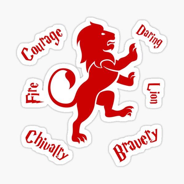 Lions values Sticker