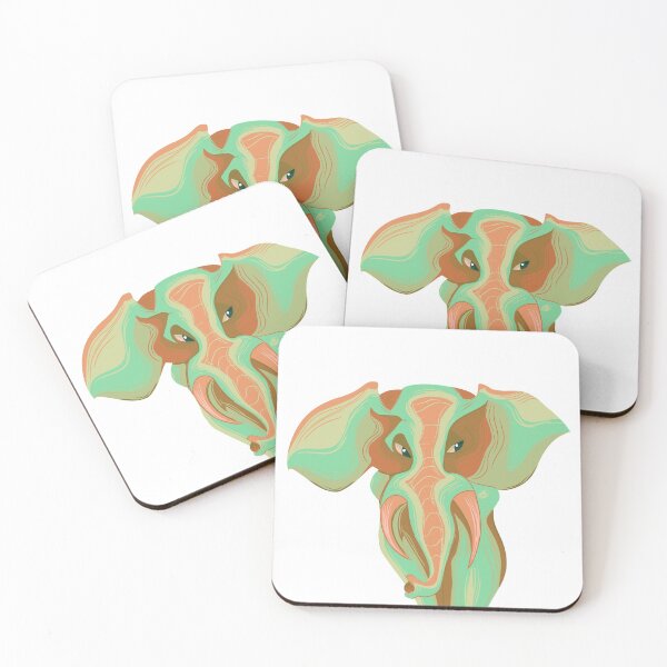Item preview, Elephant- Green designed and sold by Yvas.