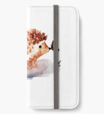 Hedgehog and Butterfly Kisses iPhone Wallet/Case/Skin