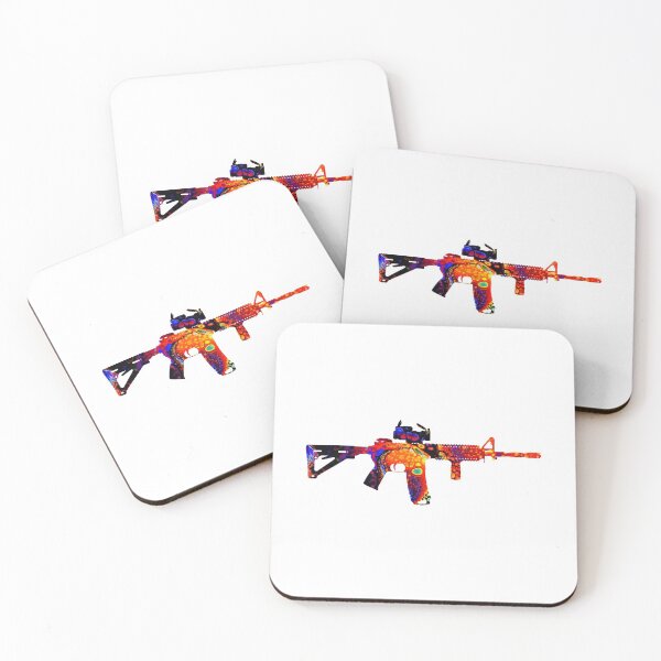 Item preview, AR15 Gun Art Psychedelic Wrap designed and sold by Matt Ballinger.