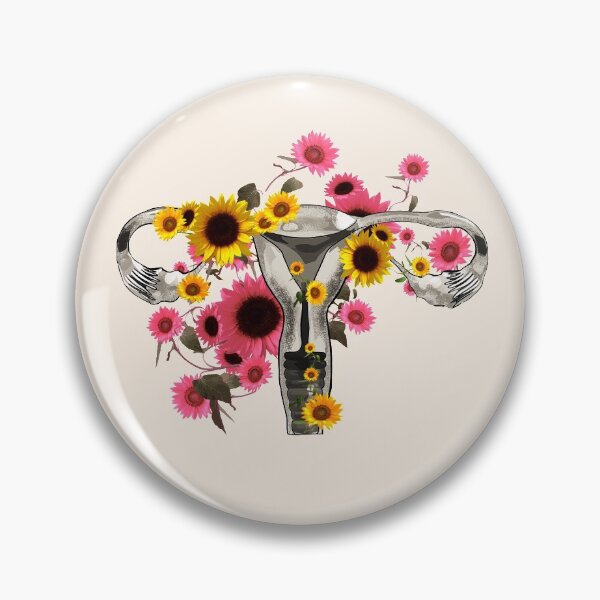 Item preview, Feminist uterus sunflowers floral, girl, women designed and sold by Collagedream.
