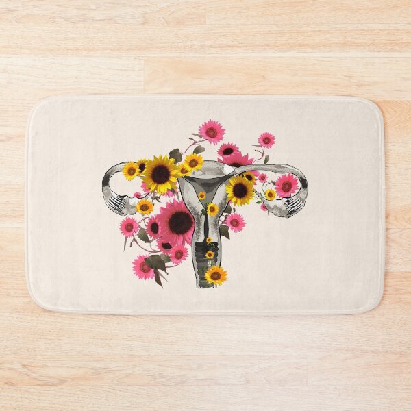 Item preview, Feminist uterus sunflowers floral, girl, women designed and sold by Collagedream.
