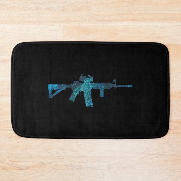 Item preview, AR15 Gun Art Blue Shade Wrap designed and sold by Matt Ballinger.
