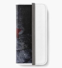 red star on steel iPhone Wallet/Case/Skin