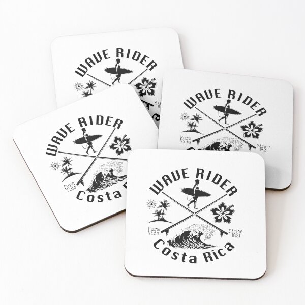 Item preview, COSTA RICA-WAVE RIDER PURA VIDA designed and sold by ALCHILE1.