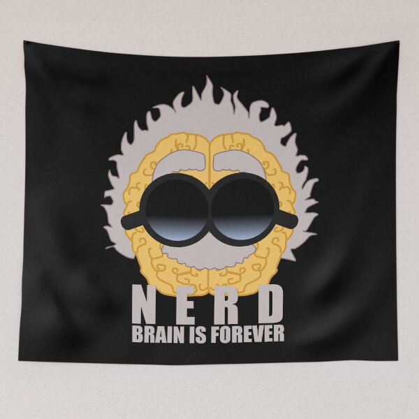 Item preview, BRAIN IS FOREVER NERD designed and sold by Cr1sV.