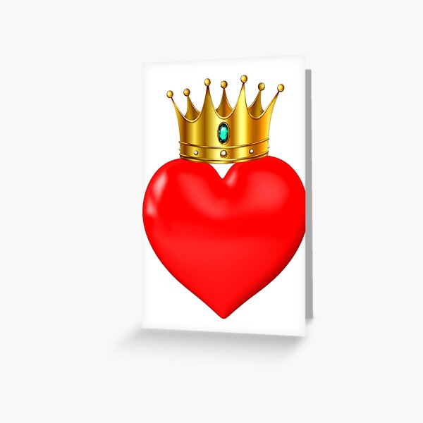 Crown love Greeting Card