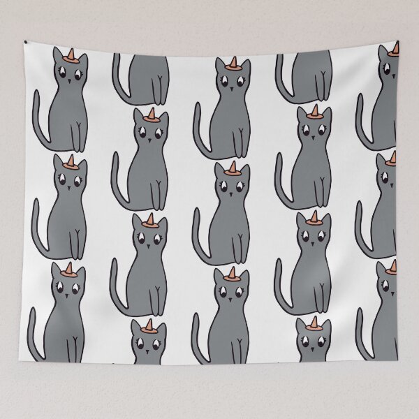 Item preview, Halloween Cats - Witch (Orange) designed and sold by Tabatha Rich.