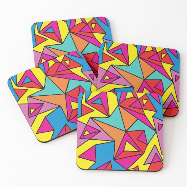 Item preview, Abstract Kandinsky Modern  Colorful Fragment of geometric Art  designed and sold by Ojoe studio.