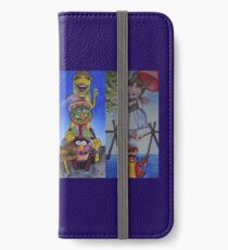 Muppets Haunted Mansion Stretching Room Portraits iPhone Wallet/Case/Skin