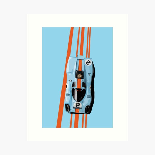 Aperçu de l'œuvre Porsch 917 1971 No 2 Daytona 24H 1970 créée et vendue par Speedbirddesign.