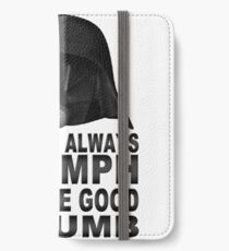 Good is Dumb - Dark Helmet iPhone Wallet/Case/Skin