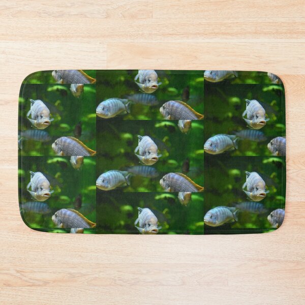 Item preview, Malawi Cichlid striped stripey Fish Aquarium designed and sold by Tezoodle Art.