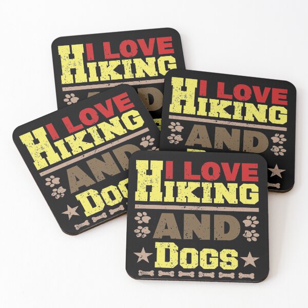 Item preview, I Love Hiking And Dogs designed and sold by thiag-o.