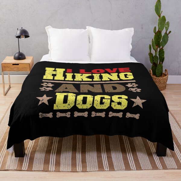 Item preview, I Love Hiking And Dogs designed and sold by thiag-o.