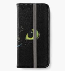 Toothless fiery eyes iPhone Wallet/Case/Skin