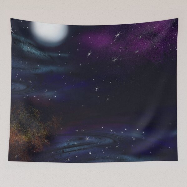 Item preview, abstract fantasy drawing of the cosmos designed and sold by nataliavavilina.