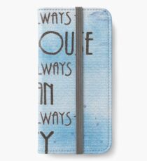 There's Always a Lighthouse iPhone Wallet/Case/Skin