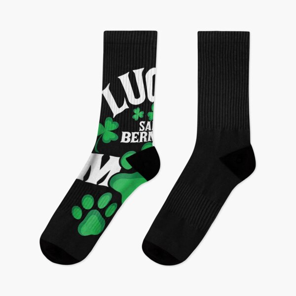 Item preview, St Patricks Day Shirt  Lucky Saint Bernard Dog Mom29 designed and sold by MarcoColeman4.