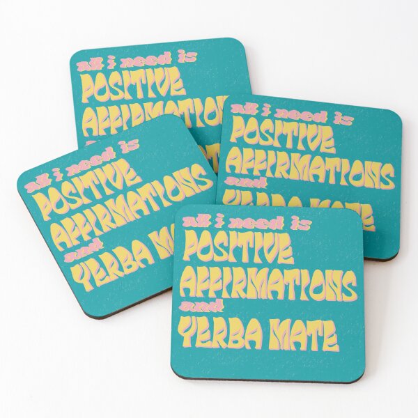 Item preview, Positive affirmations and Yerba mate designed and sold by medium-pulp.