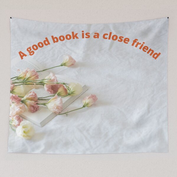Item preview, A good book is a close friend. designed and sold by Samvy.