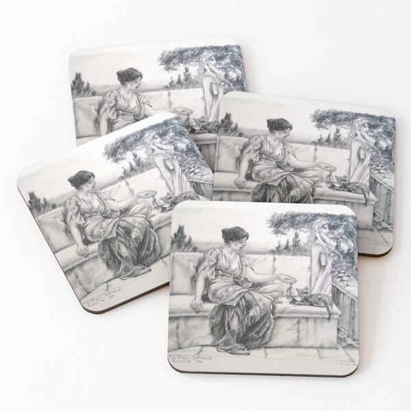 Item preview, Tribute to John William Godward designed and sold by Francesca Romana Brogani.
