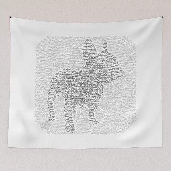 Item preview, Buckó Frenchie / WordCloud Silhouette 3 designed and sold by BuckoFrenchie.