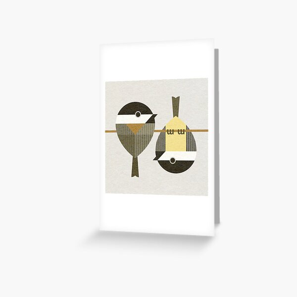 Chickadees Greeting Card