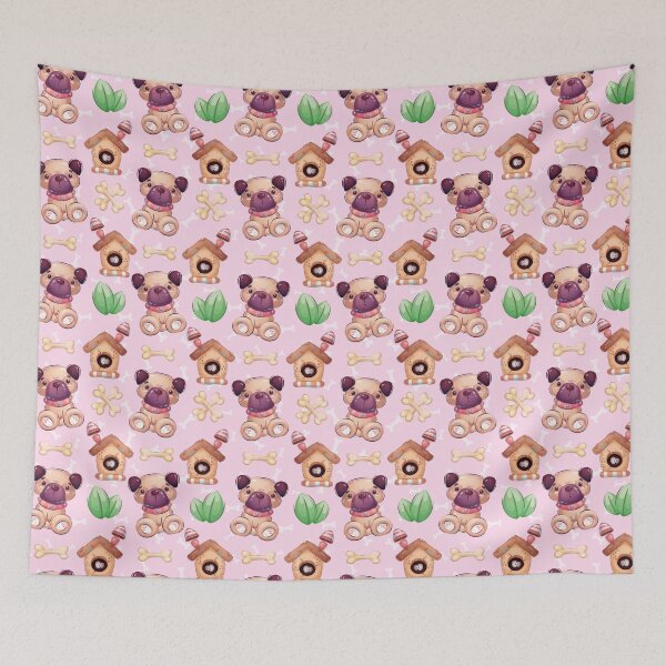 Item preview, My Teddy Dog- Cute Cartoon Pattern designed and sold by PosterpartyCo.