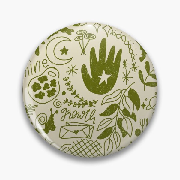 Item preview, Muted green boho design  designed and sold by medium-pulp.