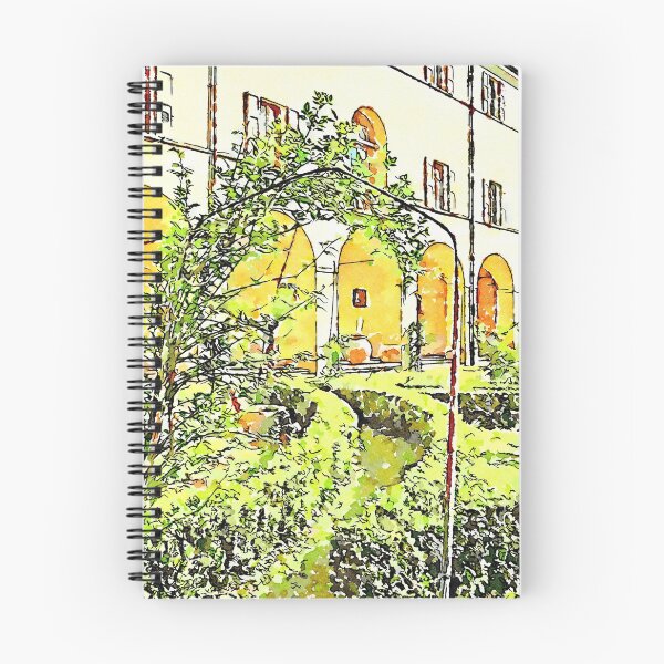 Item preview, Istituto Emiliani: garden of the cloister of the convent designed and sold by Giuseppe Cocco.