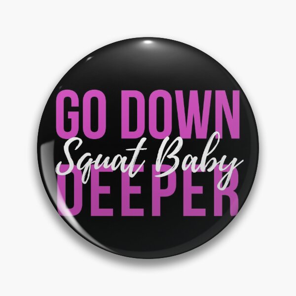 Item preview, Go Down Deeper Squat Baby - Workout shirt racer-back tank top for woman casual and gym wear designed and sold by gloriaC CREATE.