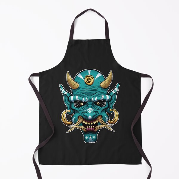 Item preview, Japanese folklore inspired Demon - Teal designed and sold by asasu.