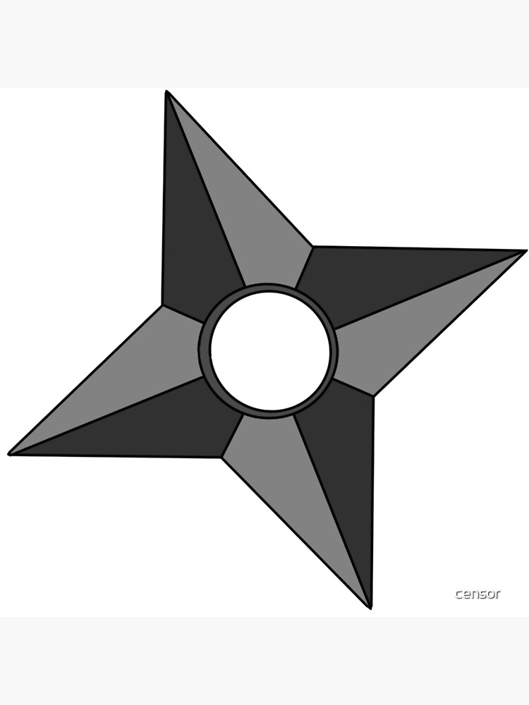 Ninja Star Shuriken Poster for Sale by ImInvesting