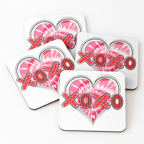 Item preview, Tie Dye Red Heart XOXO Sweet designed and sold by MisPuHoney.