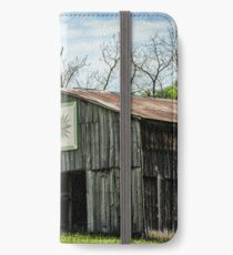 Kentucky Barn Quilt - Mariners Compass iPhone Wallet/Case/Skin