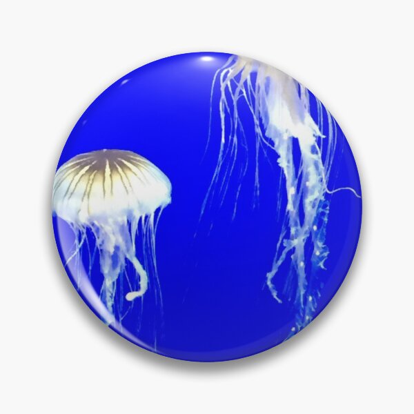 Item preview, Blue Water with two Jelly fish in tank  designed and sold by Taleta Hollis.
